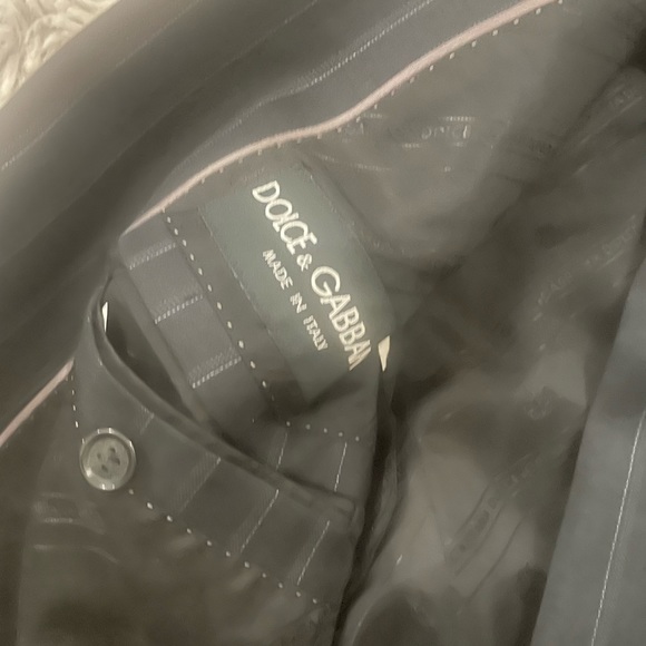 Dolce & Gabbana Martini Striped Wool Suit Sz 48IT/40US - Picture 8 of 15